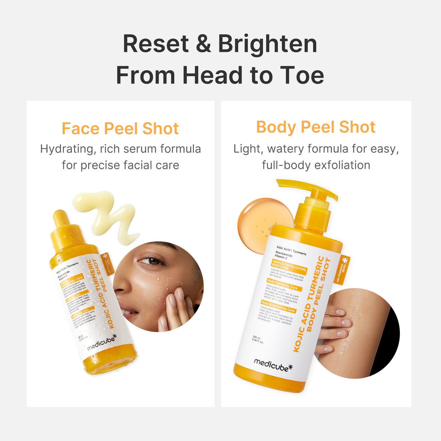 Kojic Acid Turmeric Peel Shot