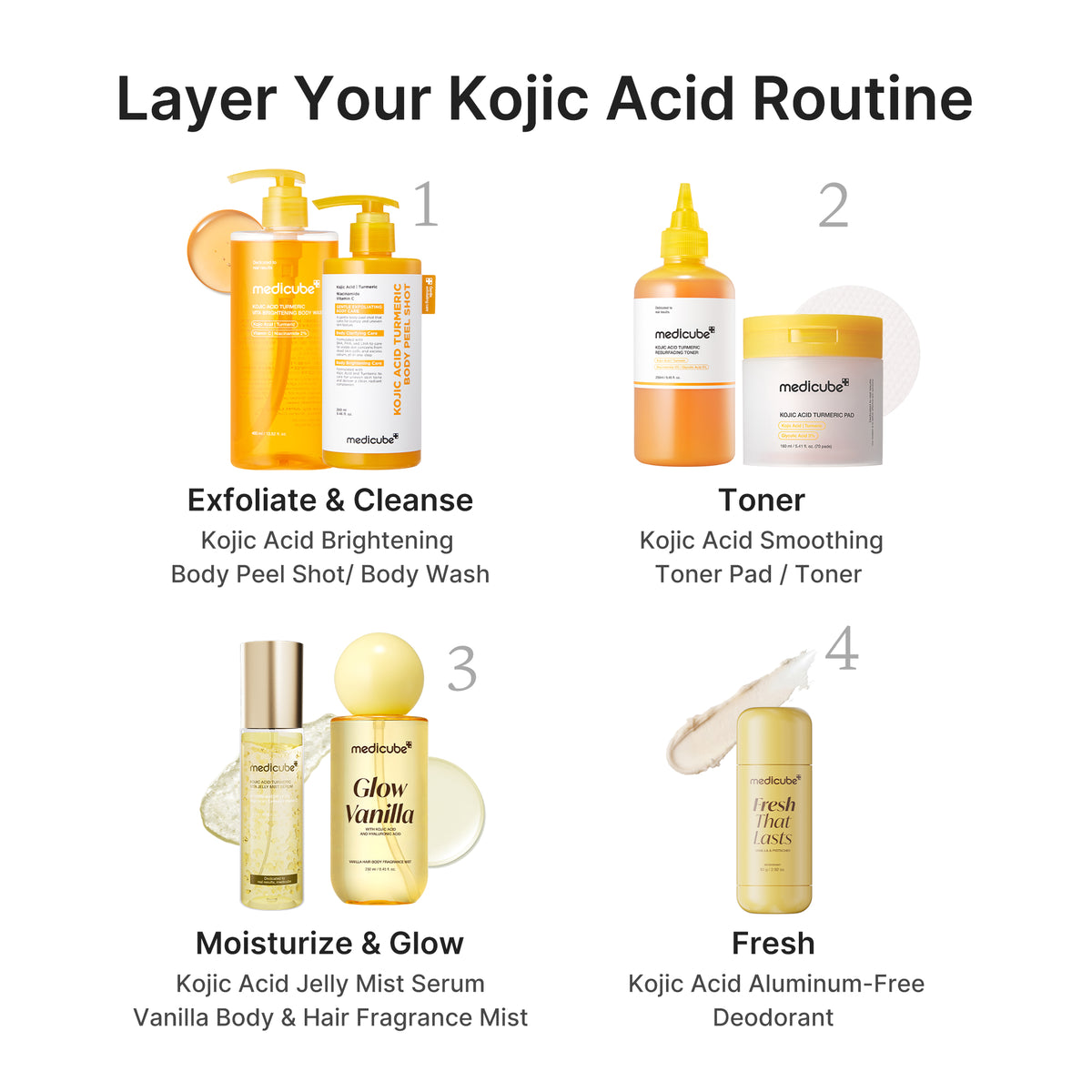 Glow Vanilla Hair & Body Fragrance Mist
