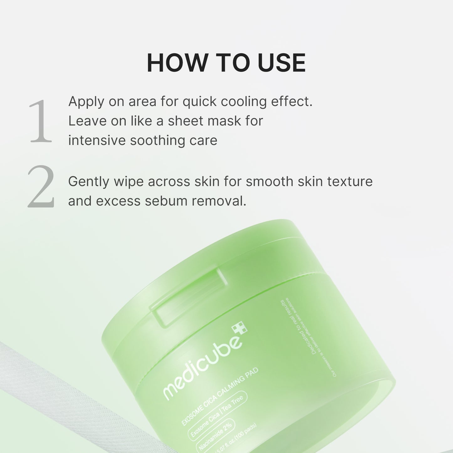 Exosome Cica Calming Toner Pads