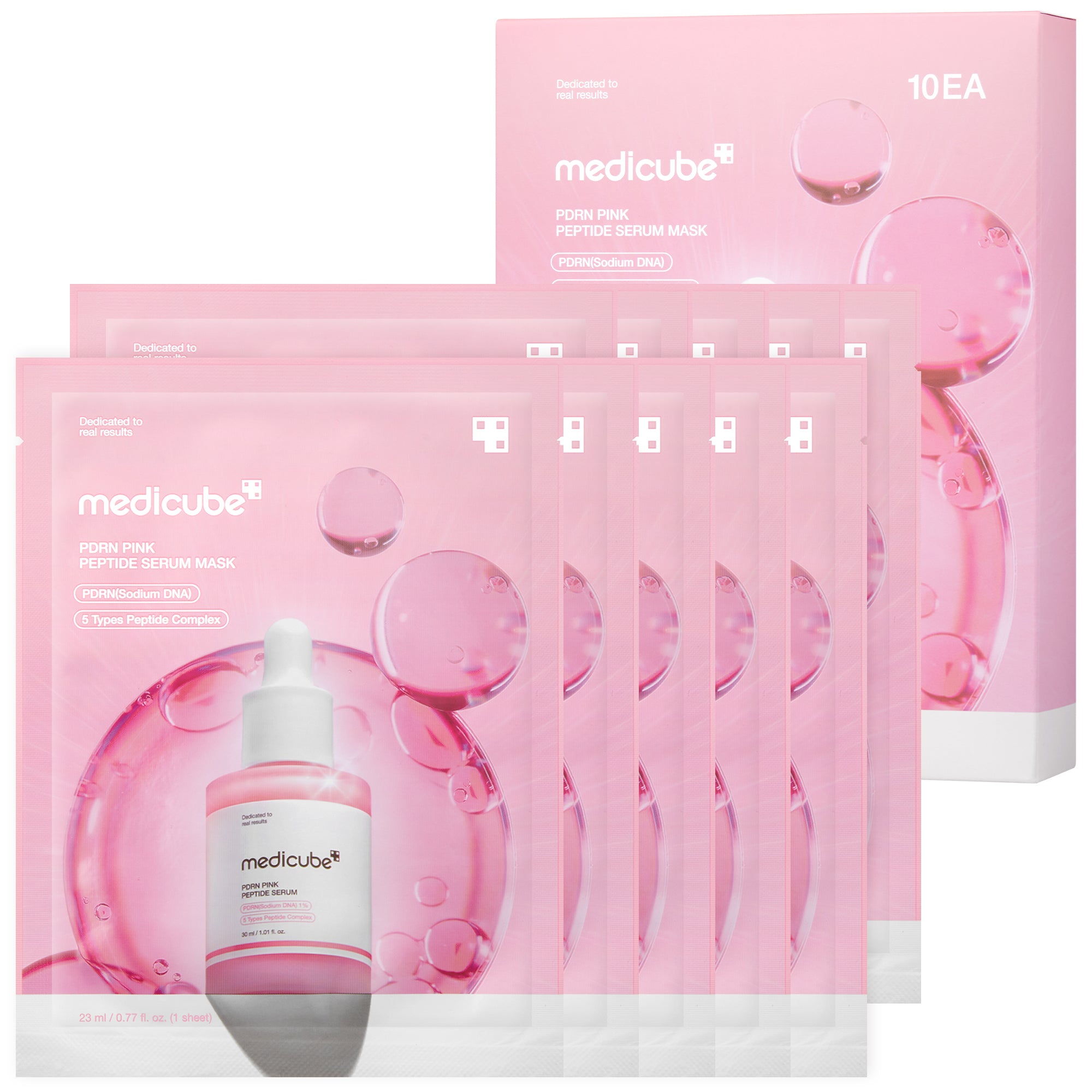 medicube PDRN Peptide Ampoule Mask | Sheet Mask for Uneven Skin