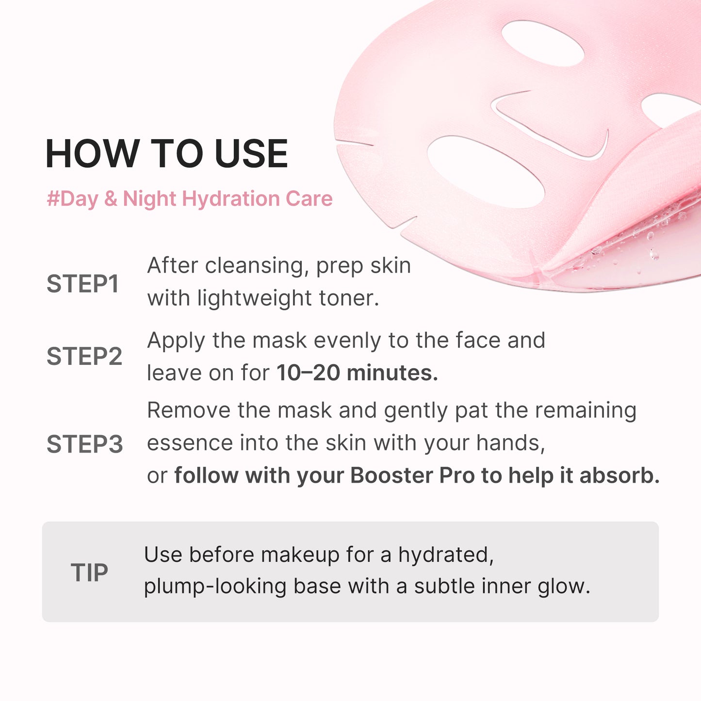 PDRN Pink Peptide Ampoule Mask