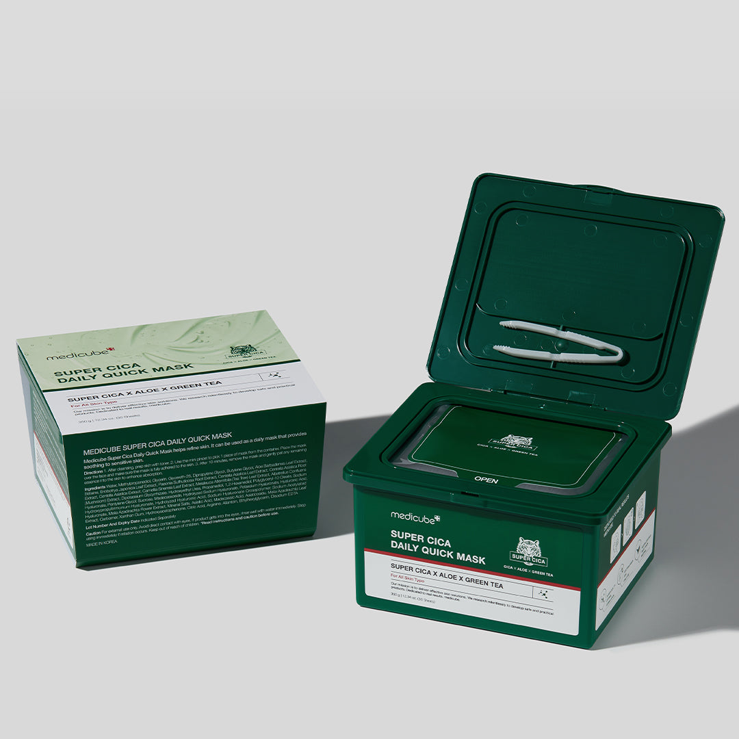 Super Cica Daily Quick Masks (Vegan/30 Sheets) - medicube.us