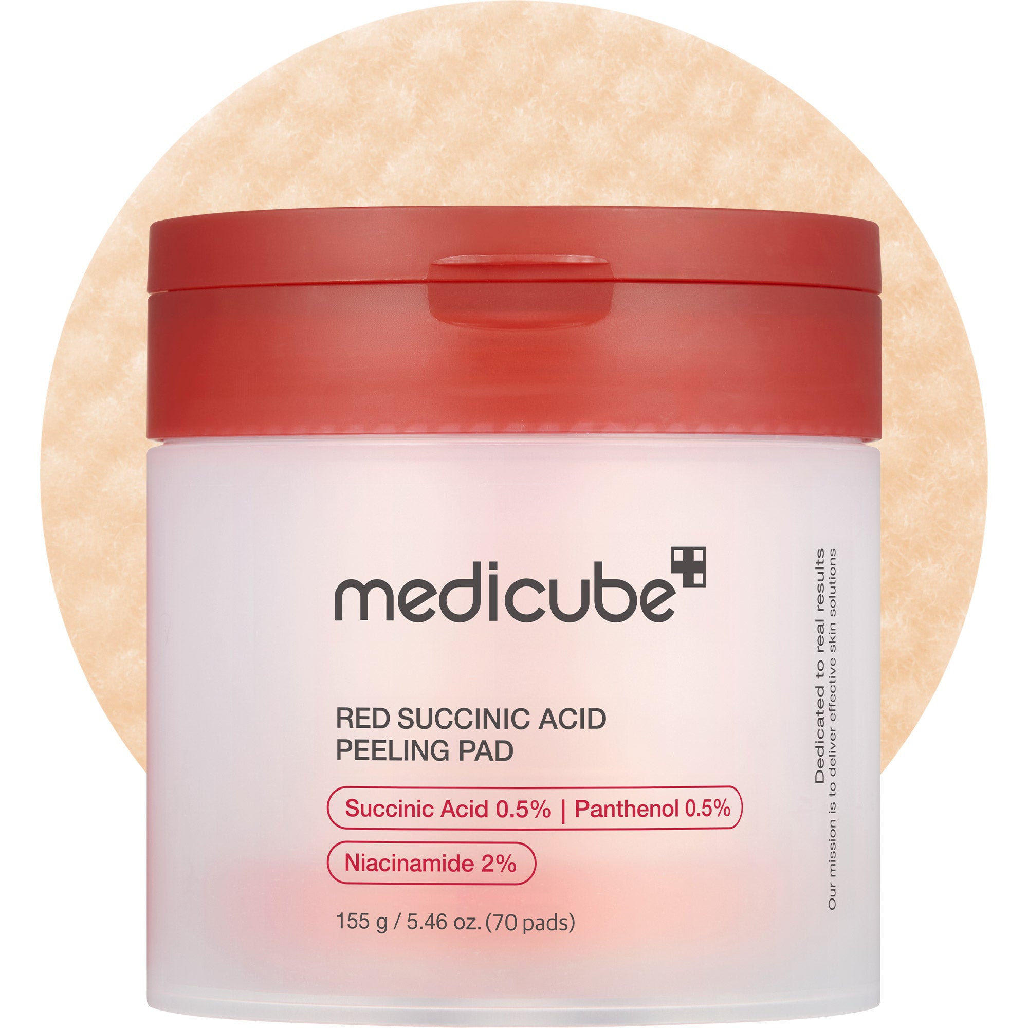 Red Succinic Acid Panthenol Pads – MEDICUBE US
