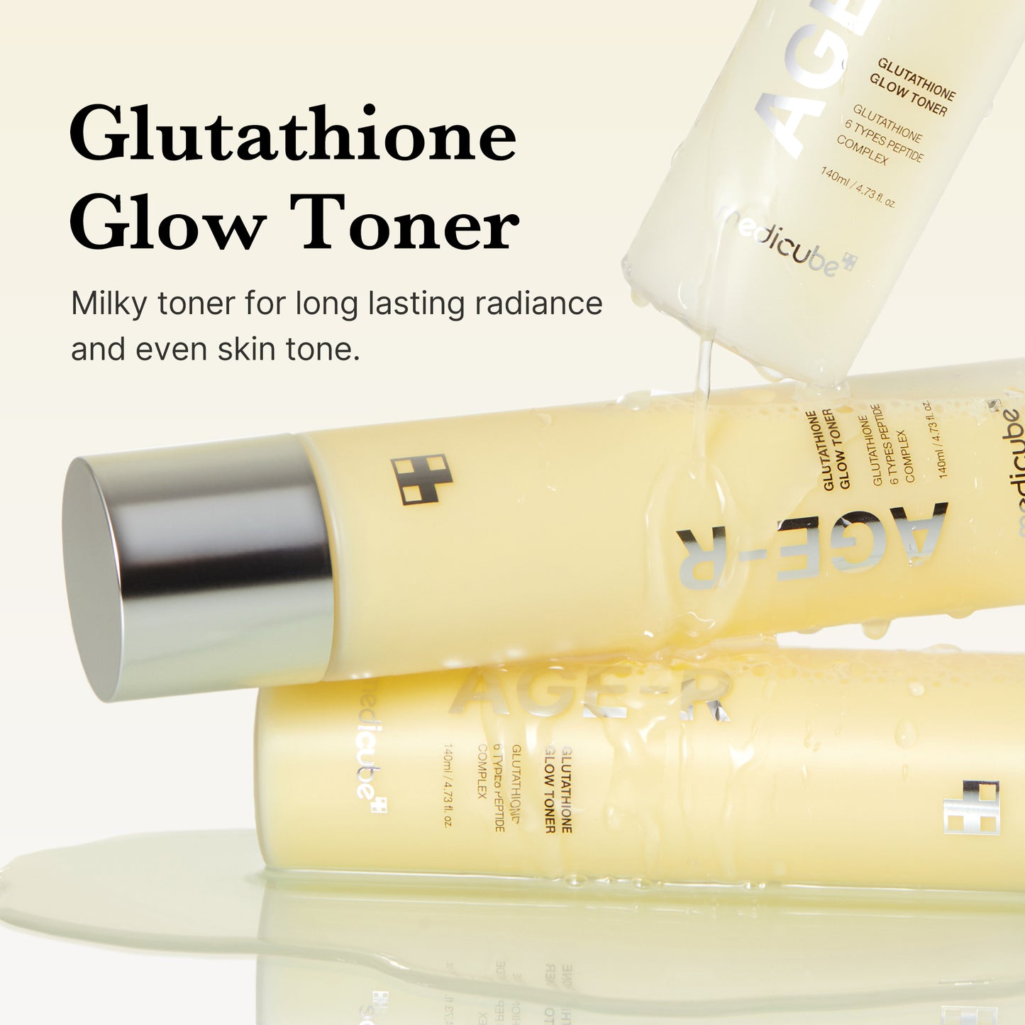 AGE-R Glutathione Glow Milk Toner