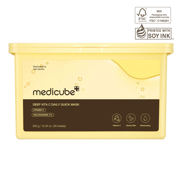medicube Deep Vita C Daily Quick Sheet Masks value size 30 pack