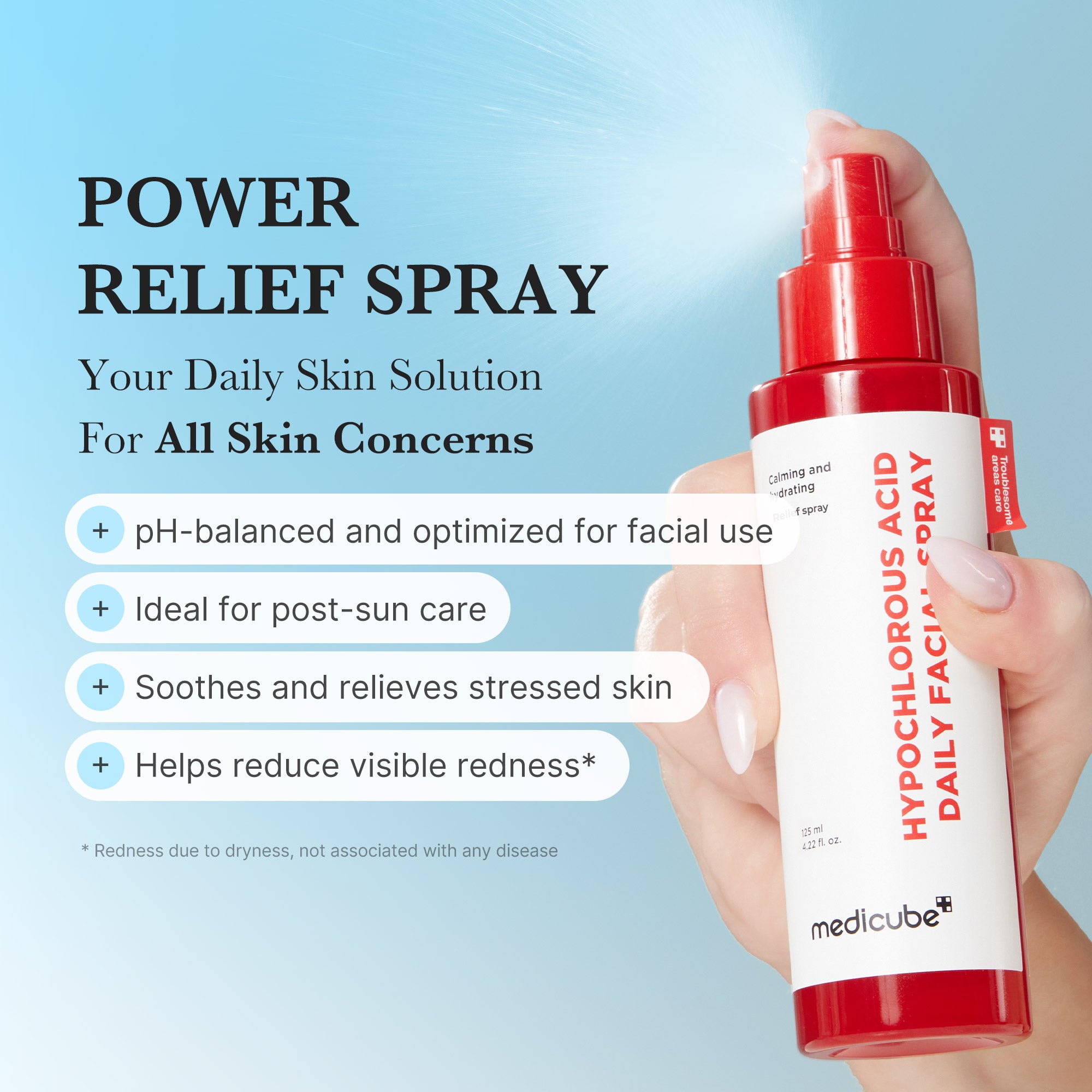 Hypochlorous Acid Power Soothing Spray – MEDICUBE US