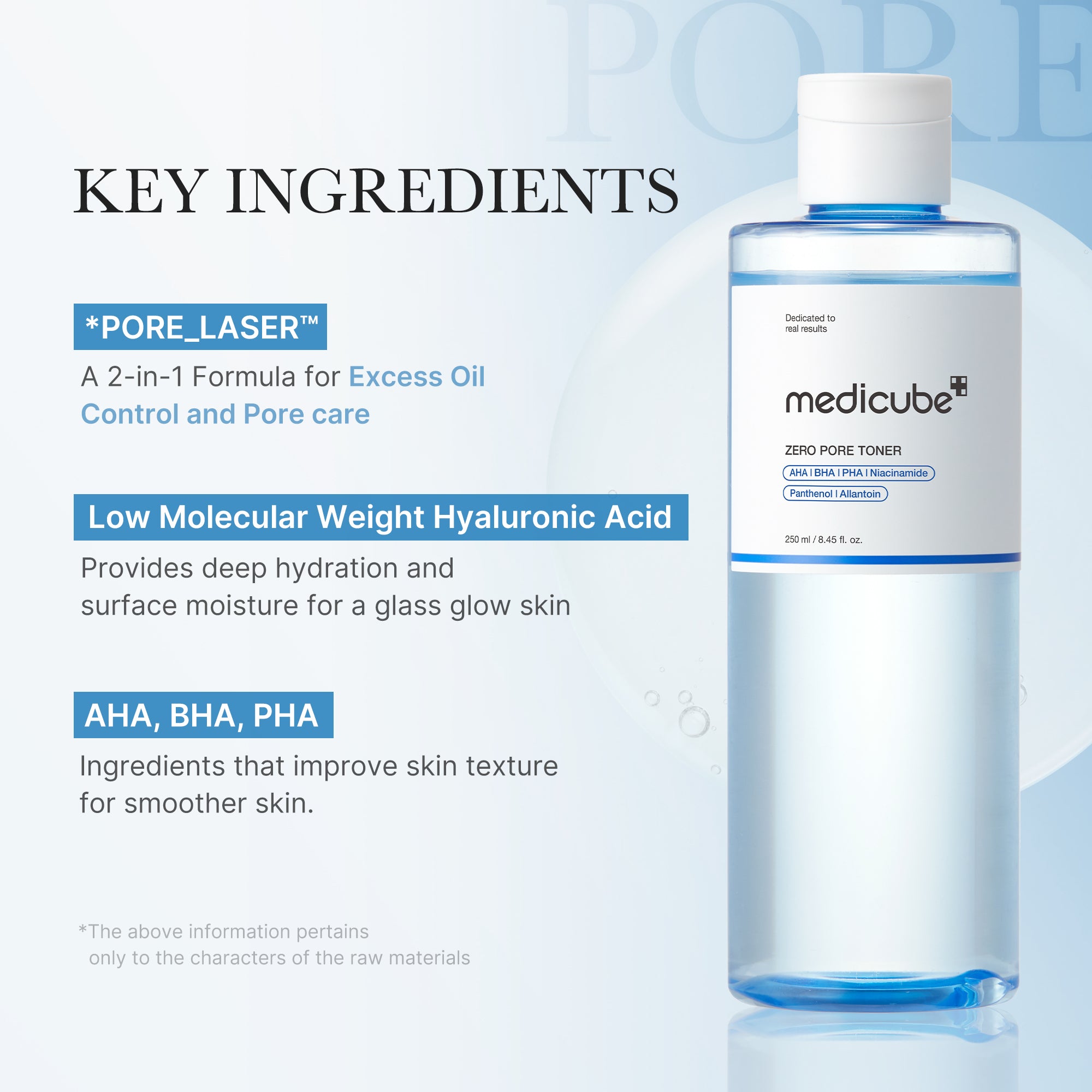 Medicube Zero Pore Toner texture