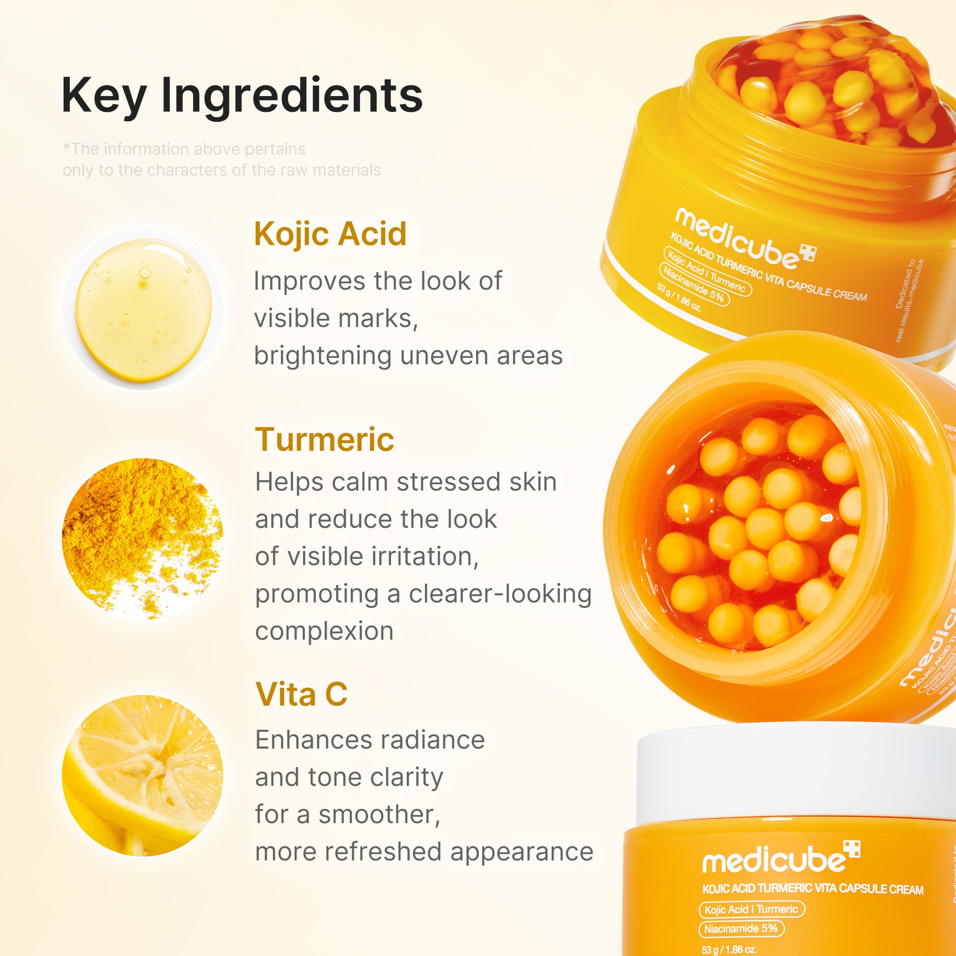 Kojic Acid Turmeric Vita Capsule Cream - medicube.us