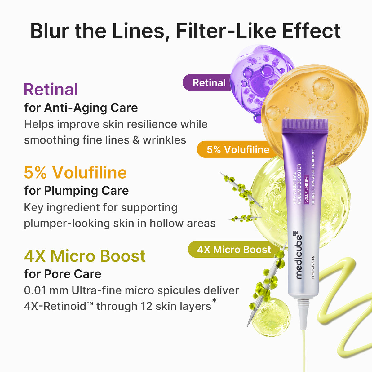 [Exclusive Deal] Amazon’s #1 Beauty Brand |  Vita A Retinal Volume Booster Serum - medicube.us