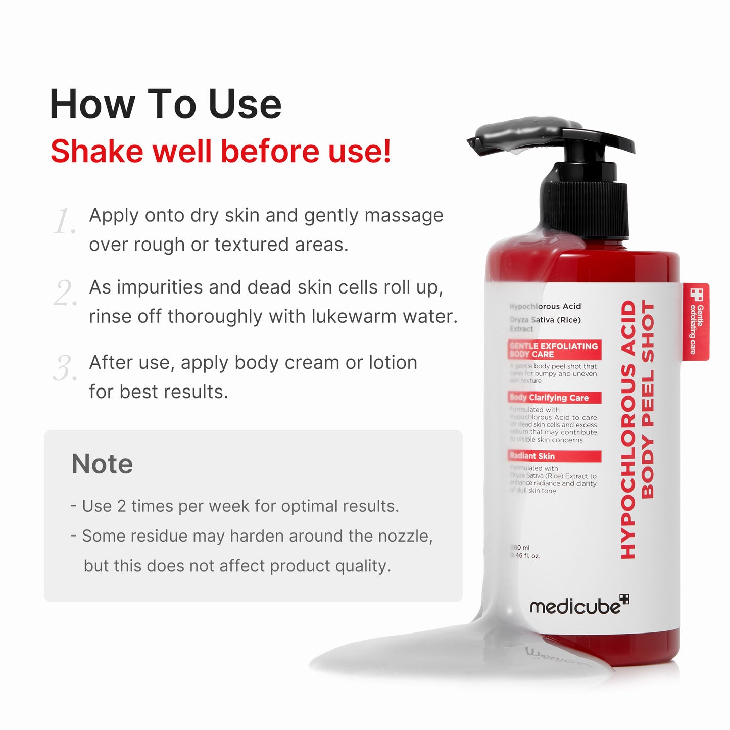 Hypochlorous Acid Rice Body Peel Shot - medicube.us