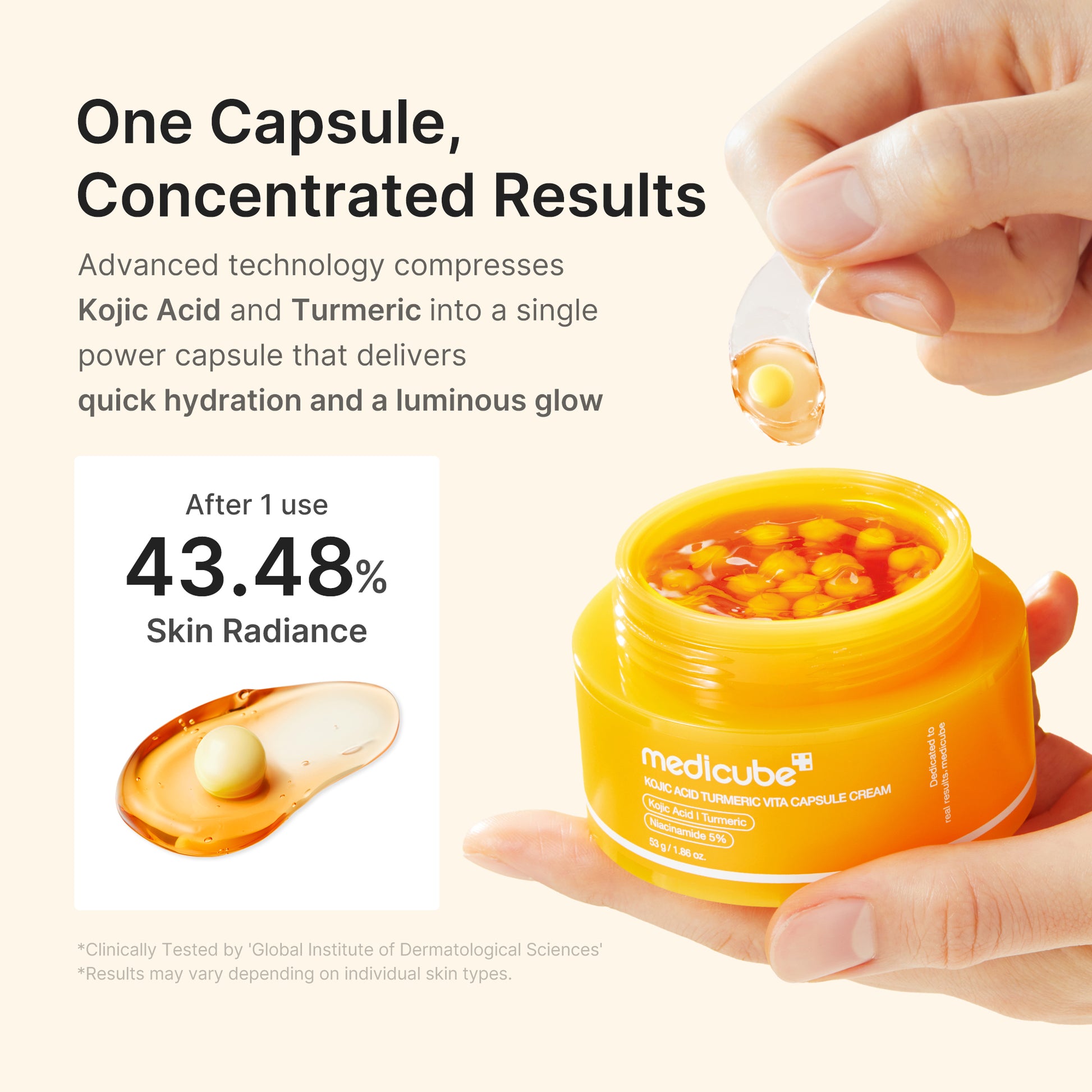Kojic Acid Turmeric Vita Capsule Cream - medicube.us