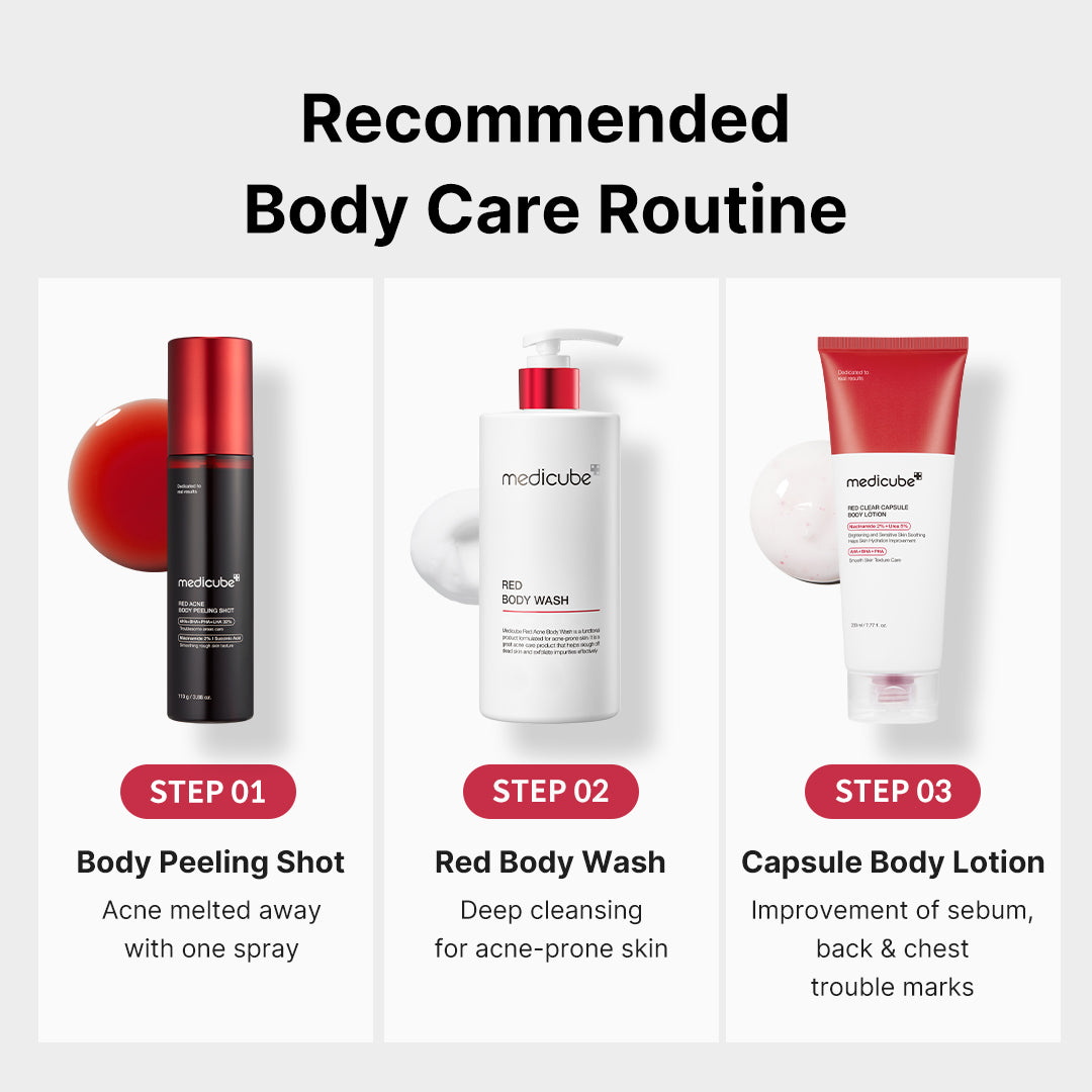 [Subscr.] Red Body Peeling Shot Cleanser