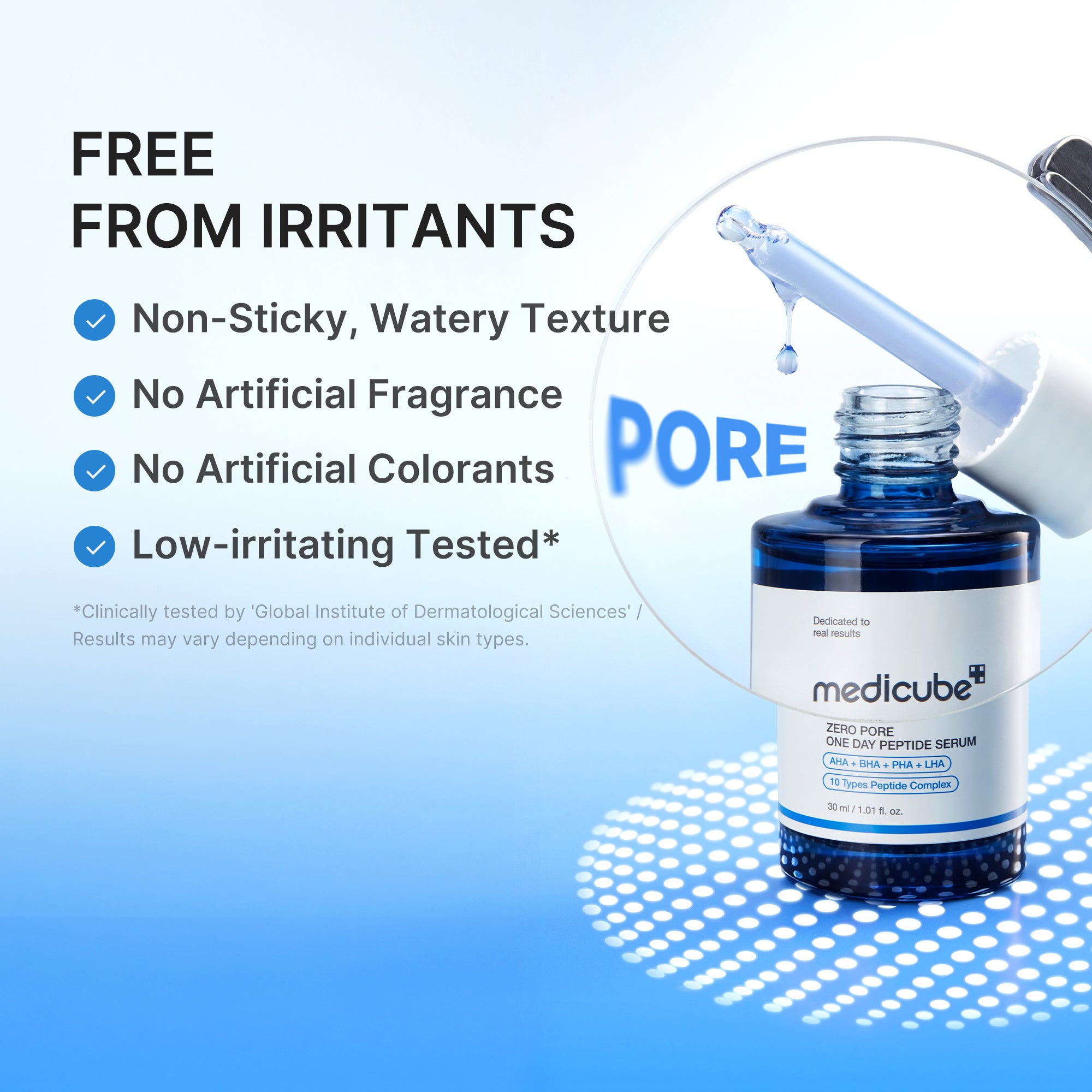 Zero Pore One-day Peptide Serum – MEDICUBE US