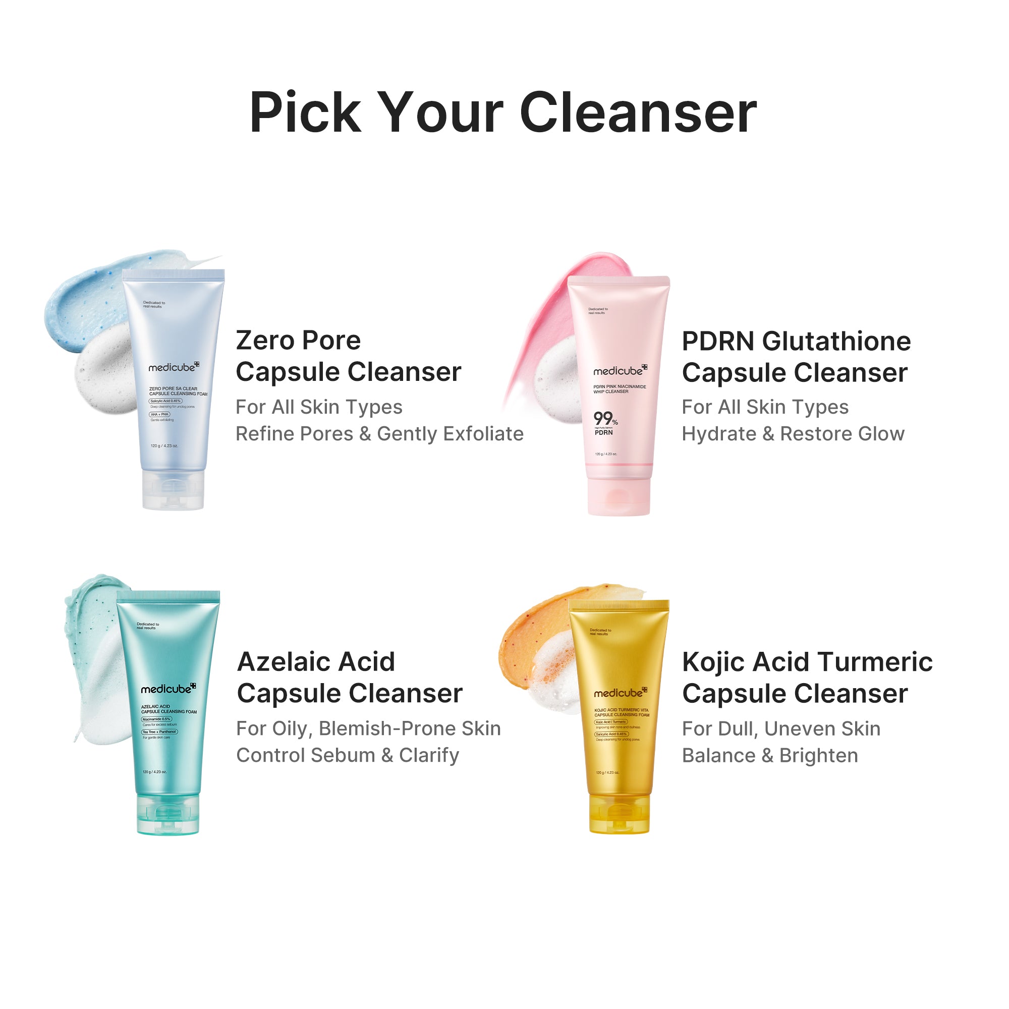 Kojic Acid Turmeric Vita Capsule Foam Cleanser – MEDICUBE US