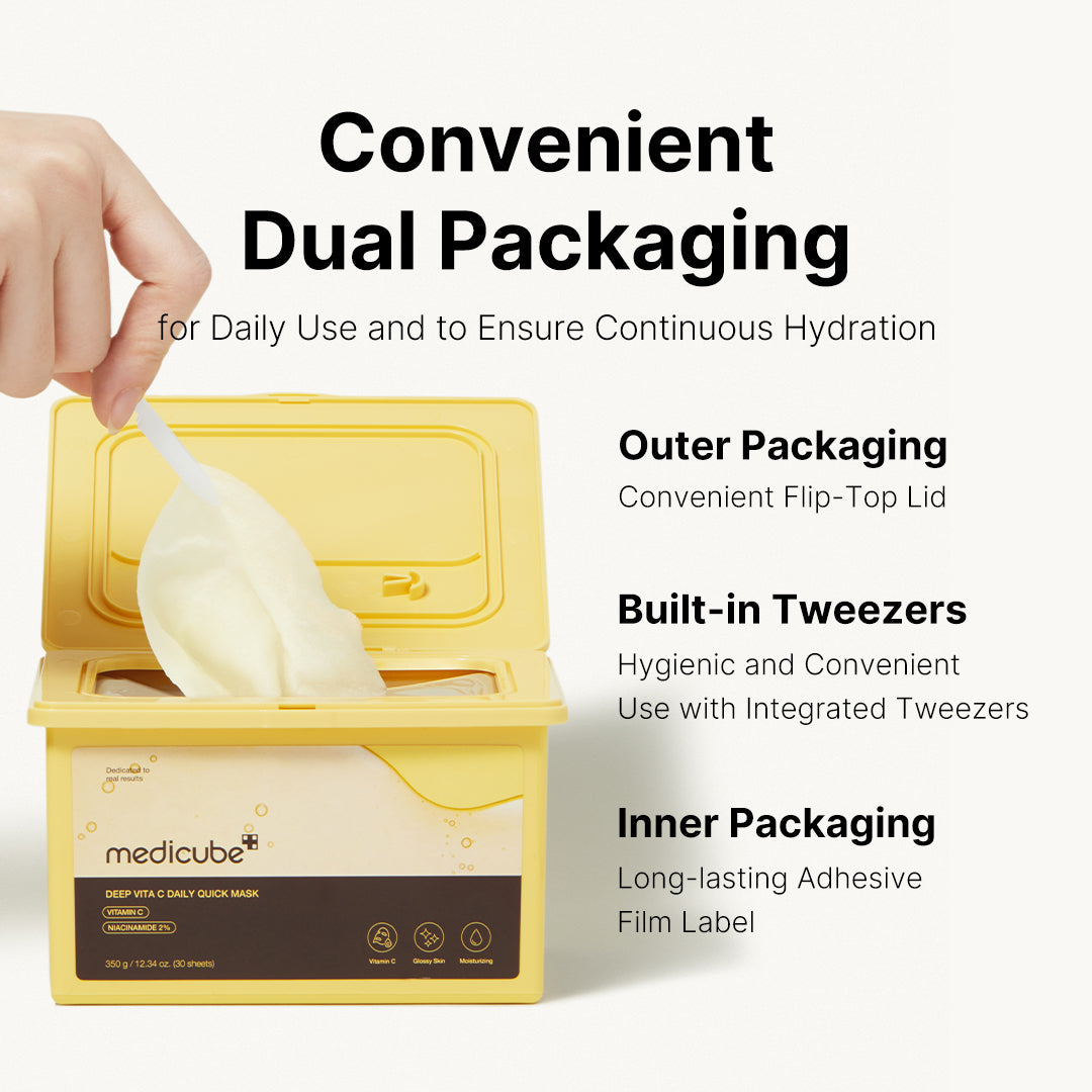Subscr.] Deep Vita C Daily Quick Masks – MEDICUBE US