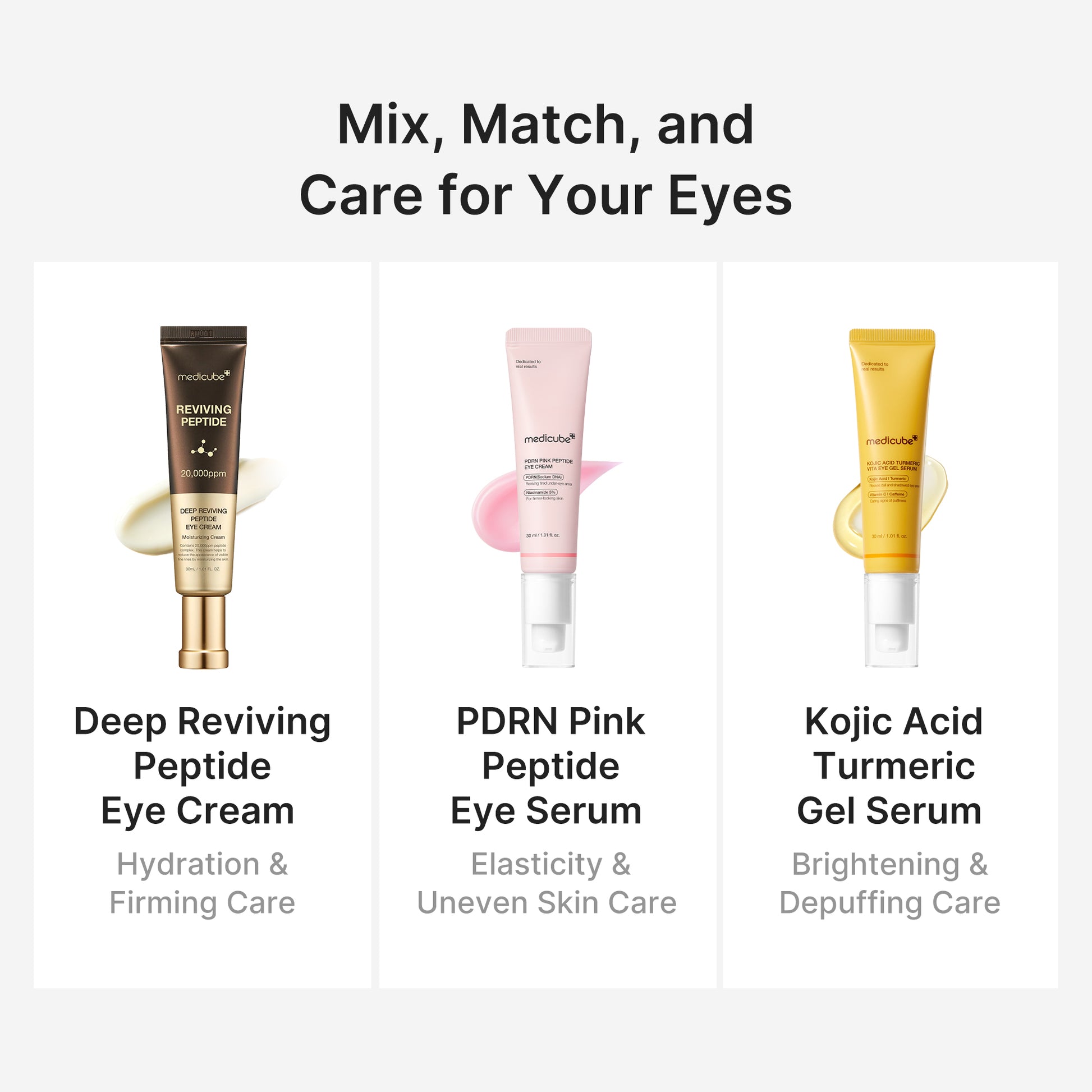 Kojic Acid Tumeric Eye Gel Serum - medicube.us