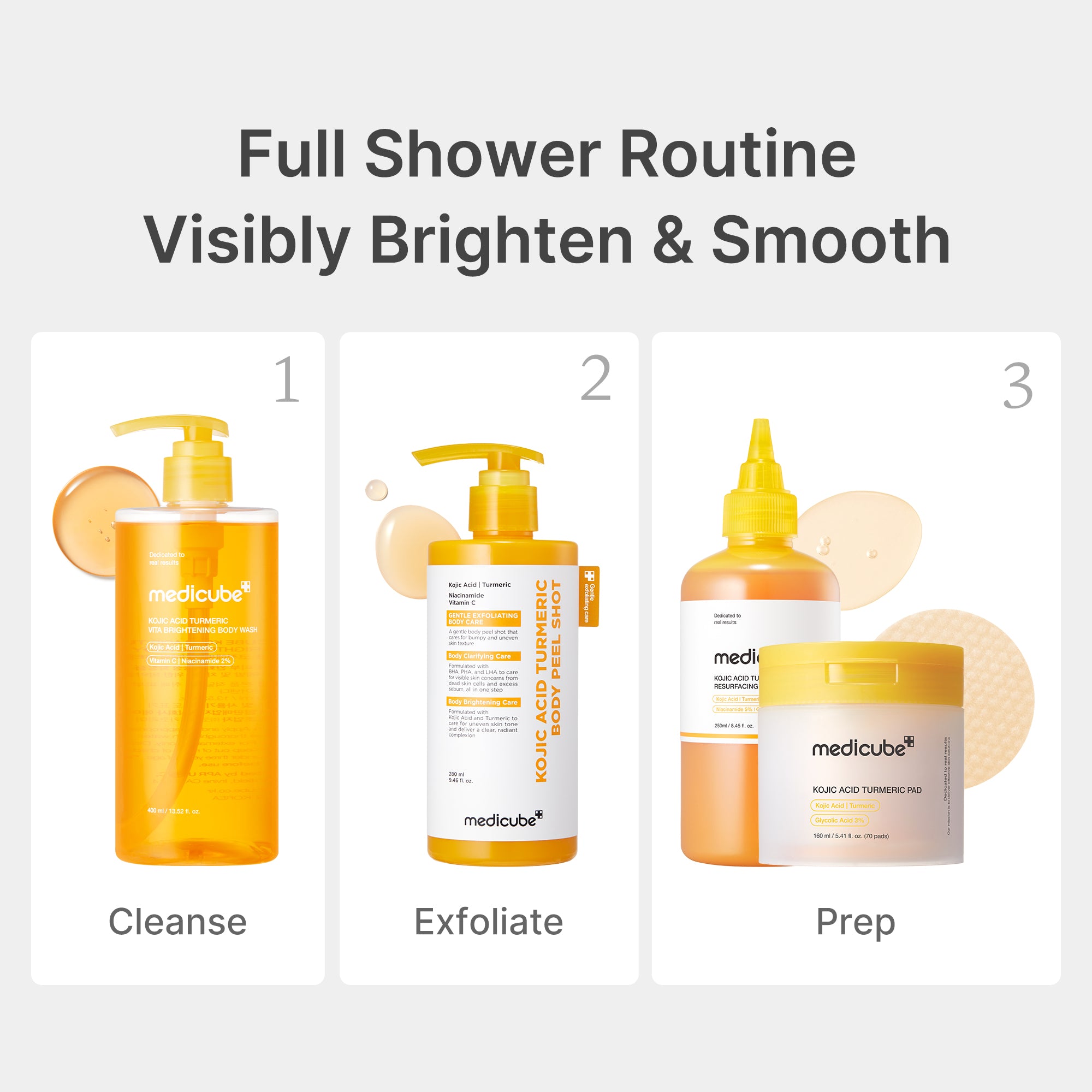 Kojic Acid Turmeric Brightening Body Wash – MEDICUBE US