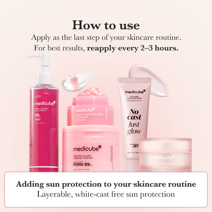 [Subscr.] No Cast Just Glow Collagen Sunscreen