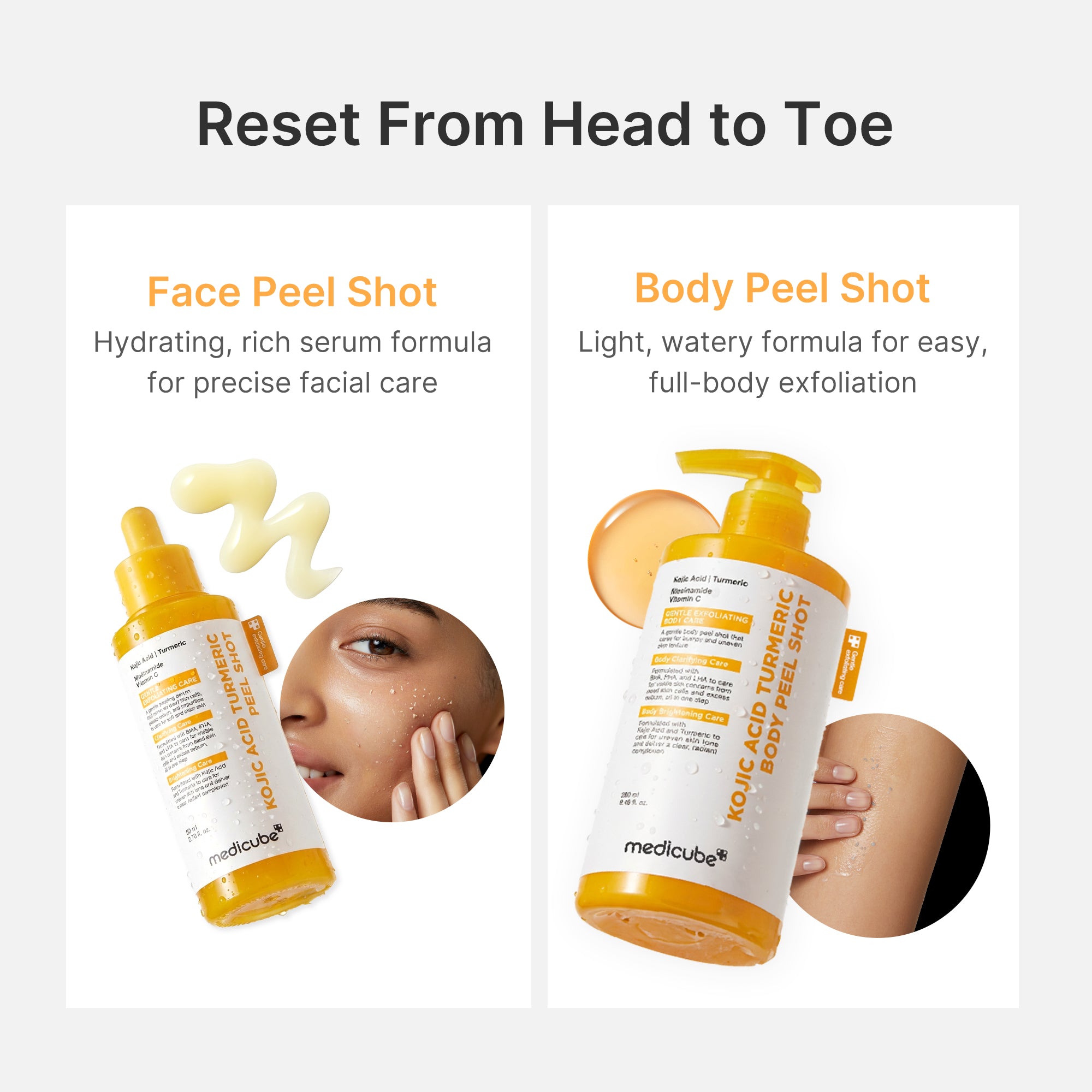 Kojic Acid Turmeric Body Peel Shot – MEDICUBE US