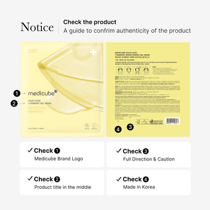 [Subscr.] Kojic Acid Turmeric Gold Jelly Gel Mask