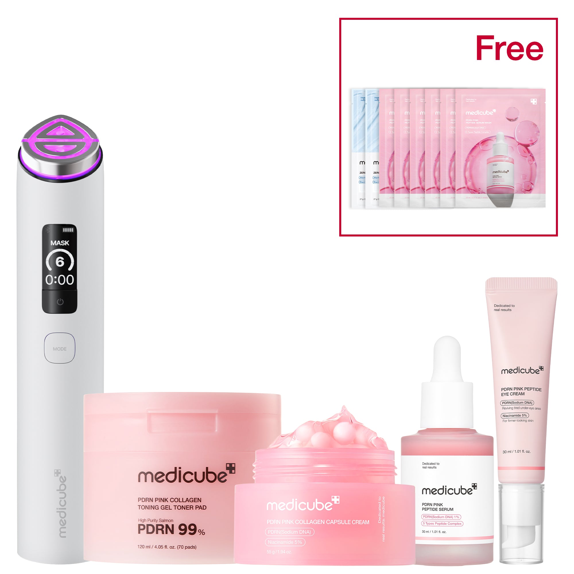 medicube スキンケアセット PDRN medicube Ultimate PDRN 2X Glow Set | Beauty Device & PDRN Set