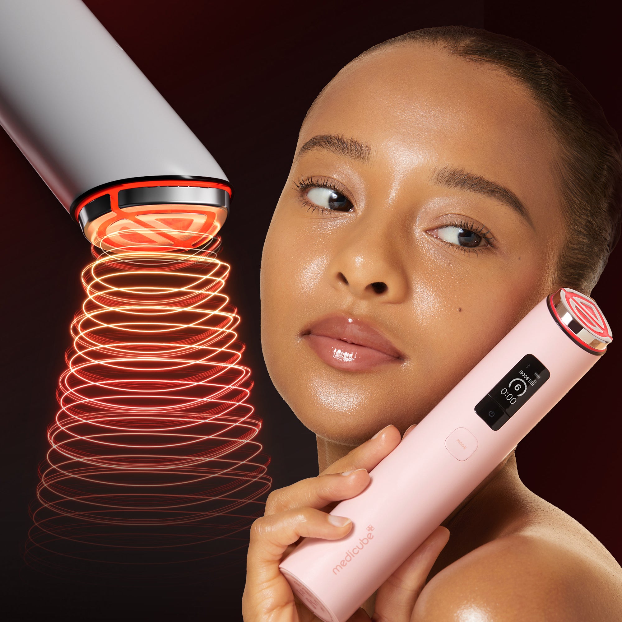 medicube Booster Pro X2 | 7-in-1 Glass Glow Device | Dual & Mask Mode