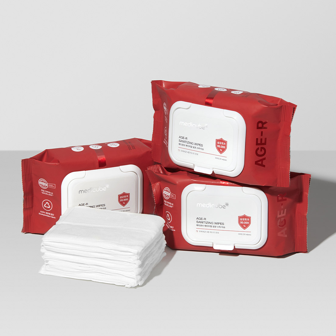 Age-R Cleansing Wipes - medicube.us