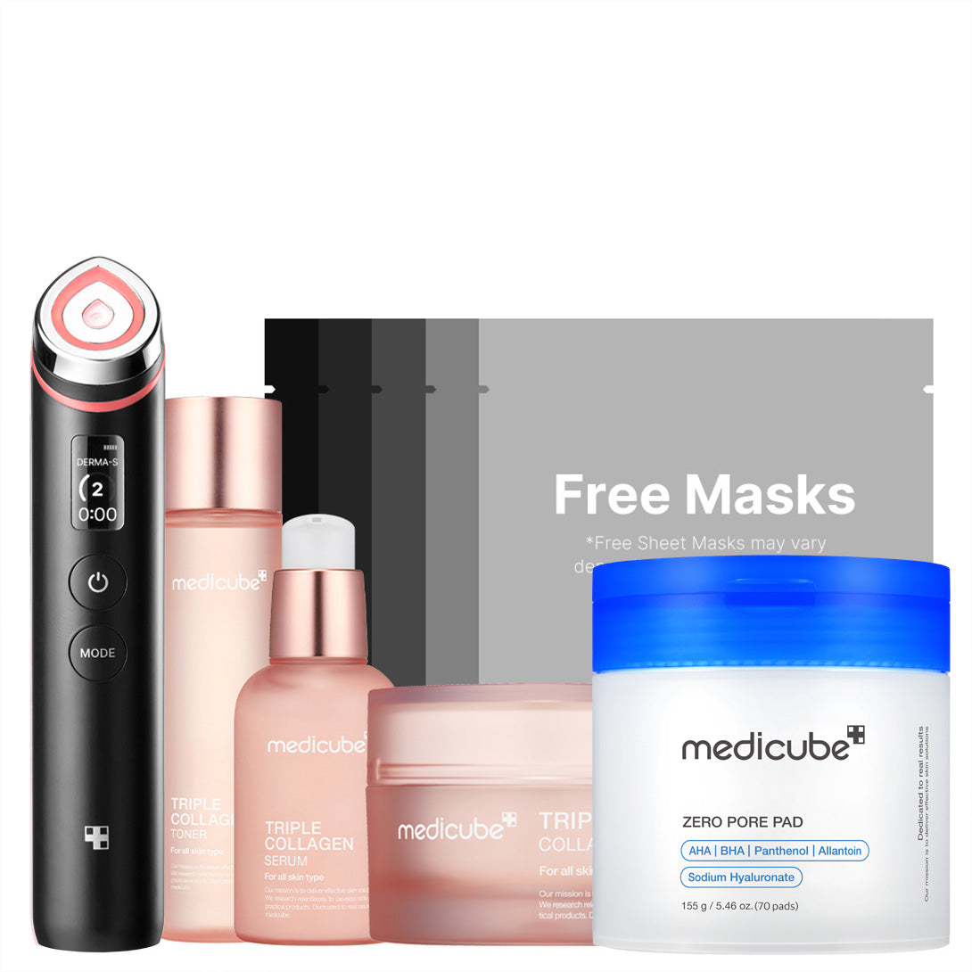 Korean Glow Maker] Glow-Up Full Facial Set – MEDICUBE US