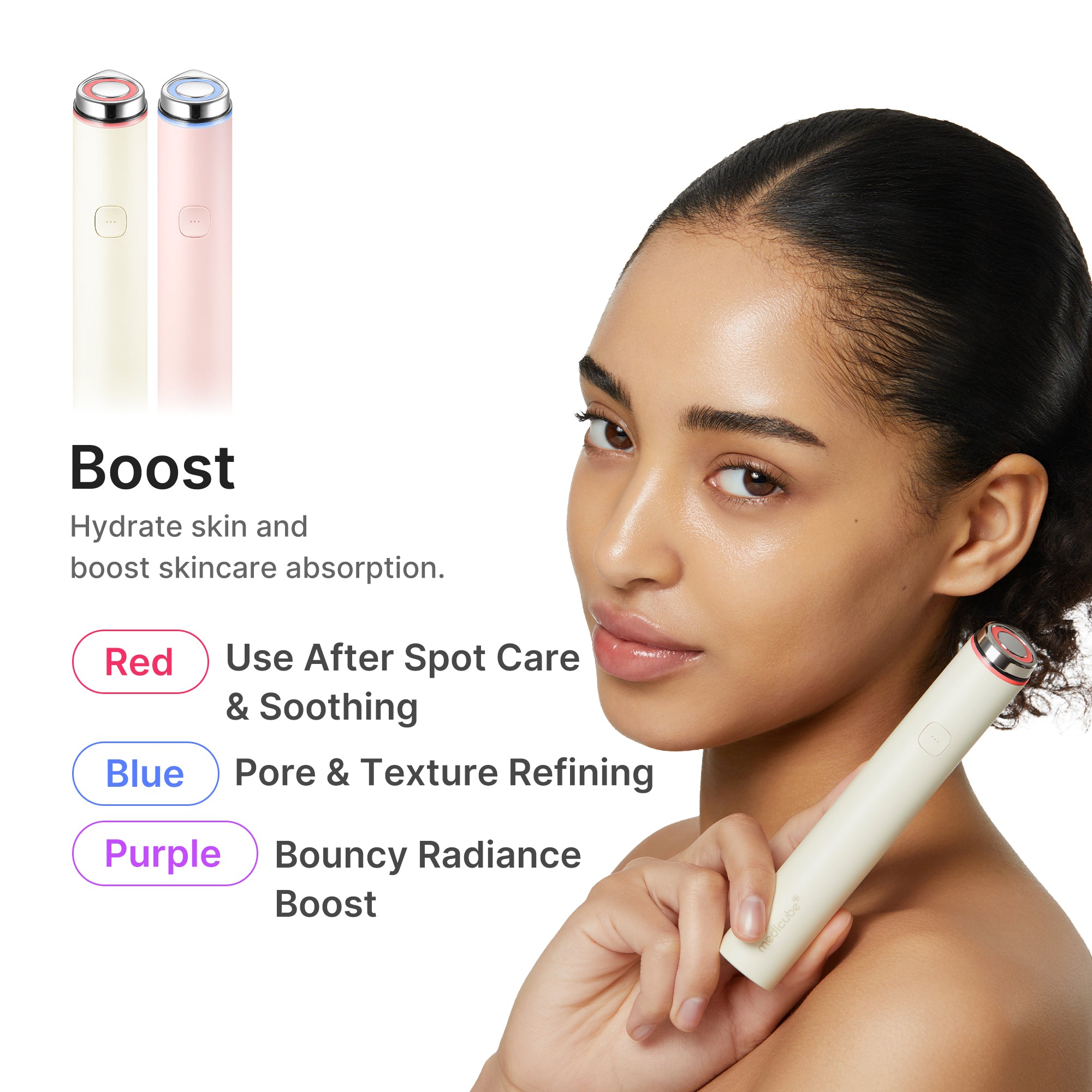 medicube Mini Booster Pro Plus | 3-in-1 Korean Facial Device