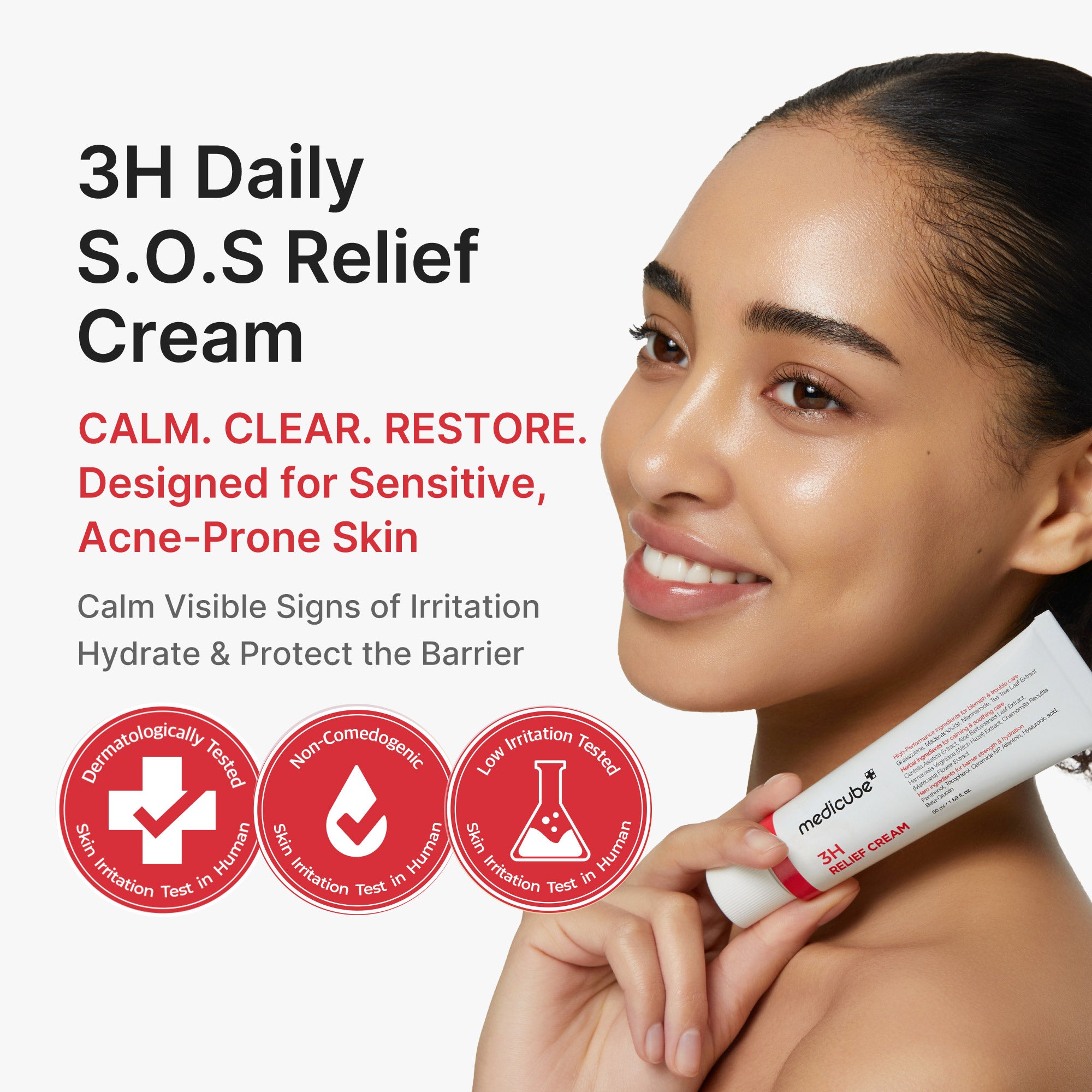 Medicube Hypochlorous 3H Relief Cream detail