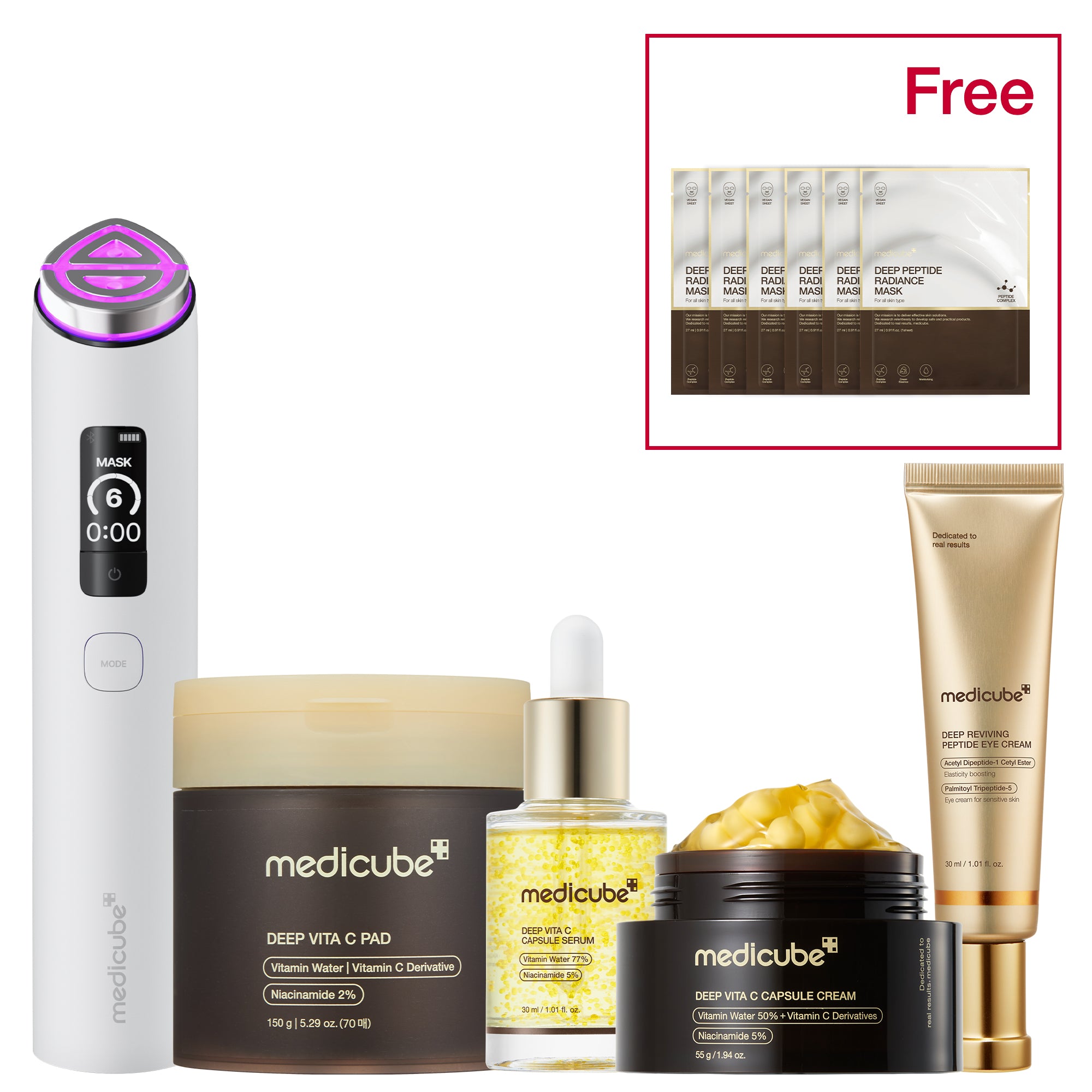 medicube Deep Vita 2X Radiance Set | Beauty Device & Deep Vita Set
