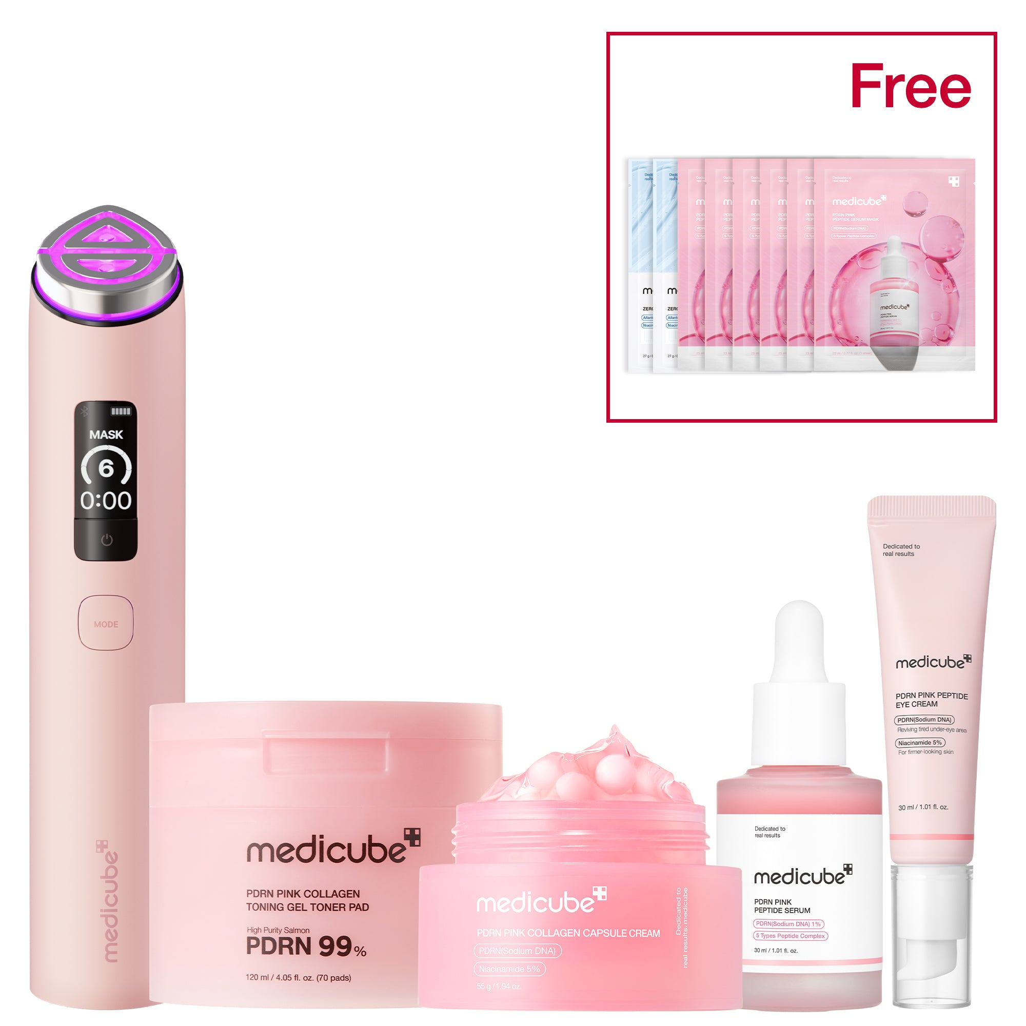 medicube Ultimate PDRN 2X Glow Set | Beauty Device & PDRN Set