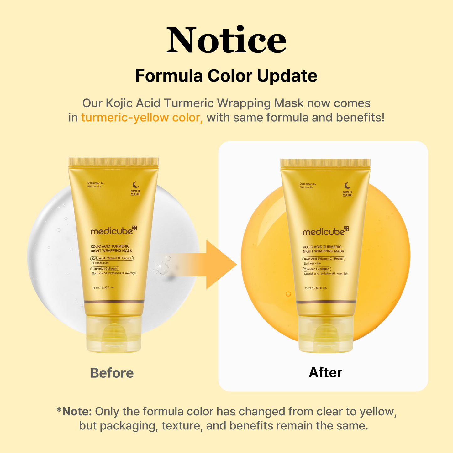 Kojic Acid Turmeric Overnight Wrapping Mask – MEDICUBE US