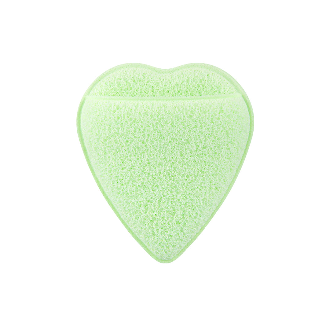 Clover Heart Facial Sponge