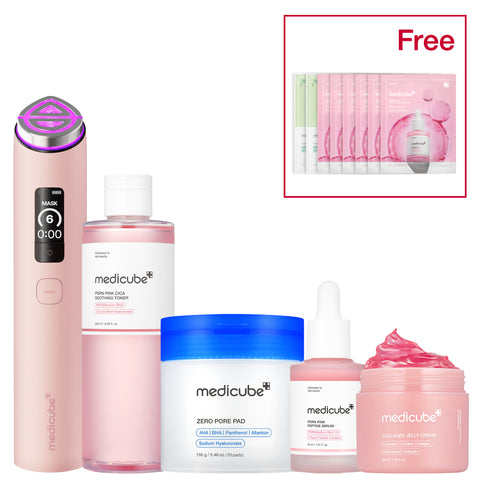 No.1 Best Glass Glow Set Pink