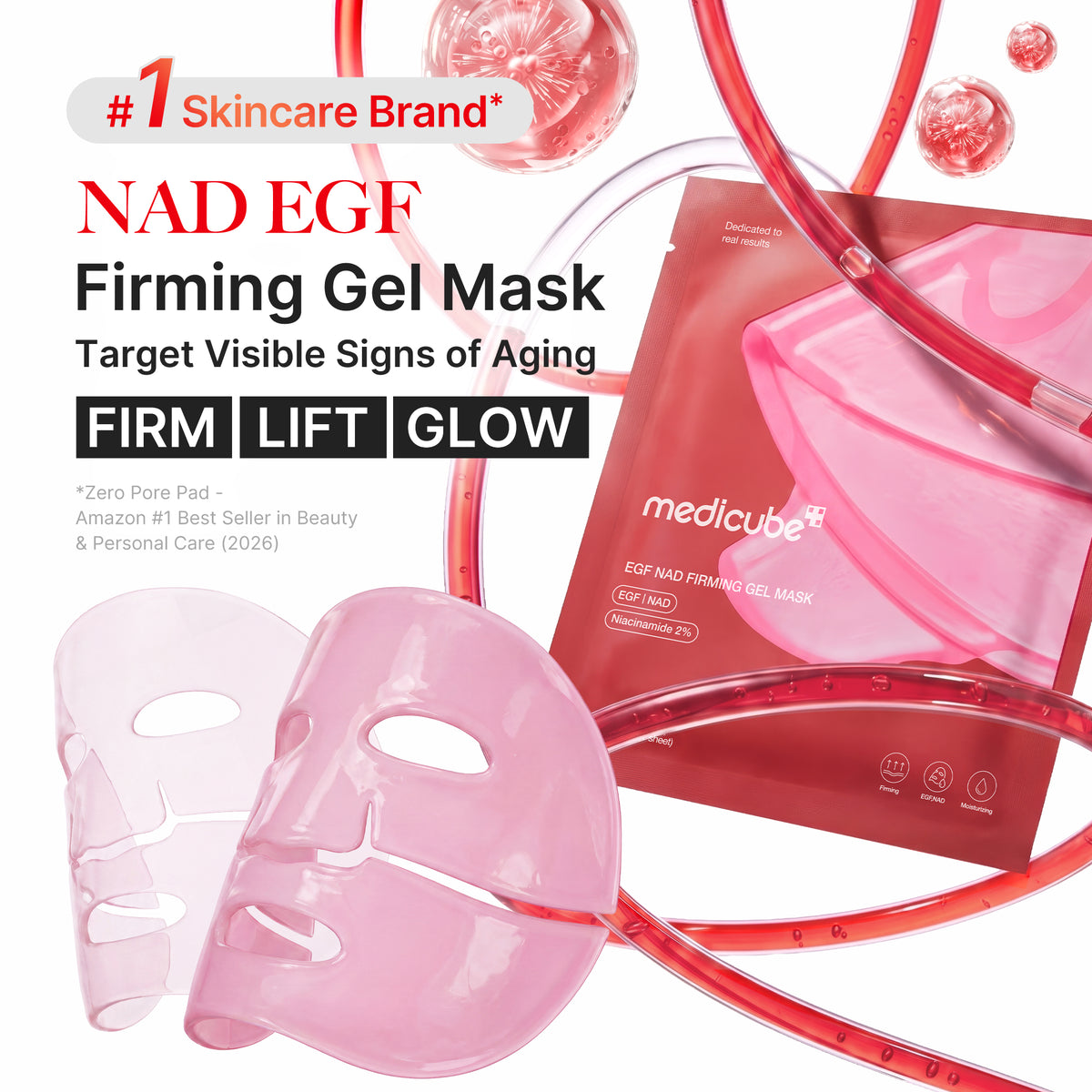 [Exclusive Deal] Amazon’s #1 Beauty Brand |  Jelly Gel Mask with Firming NAD EGF