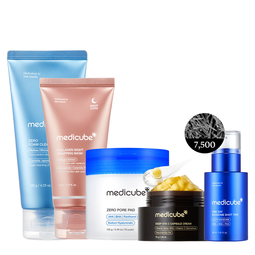 Affordable Glass Glow 7-Day Skincare Set – MEDICUBE US