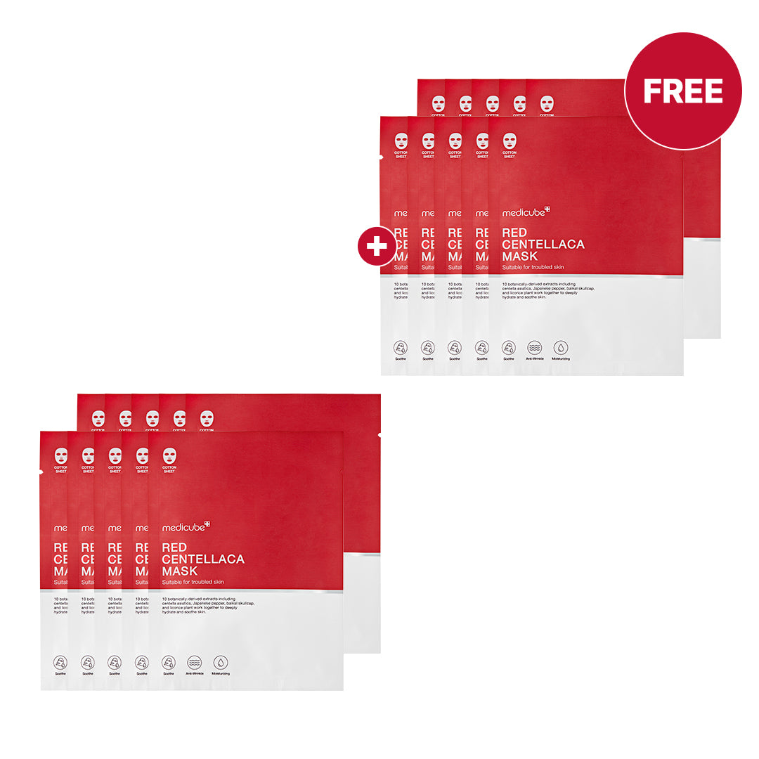 Red Centellaca Mask – MEDICUBE US