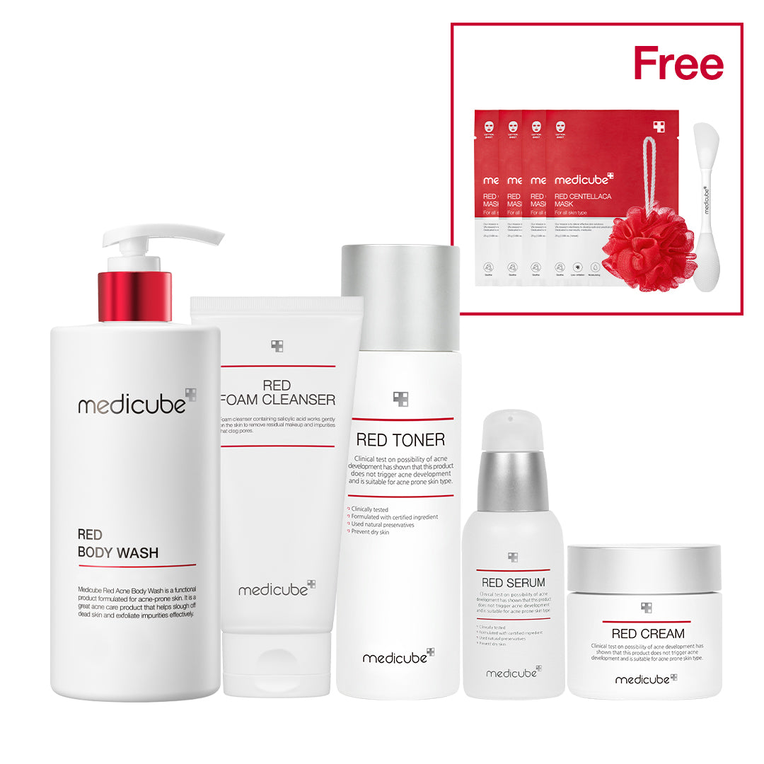 Red Line Total Care Set (Face & Body) – MEDICUBE US