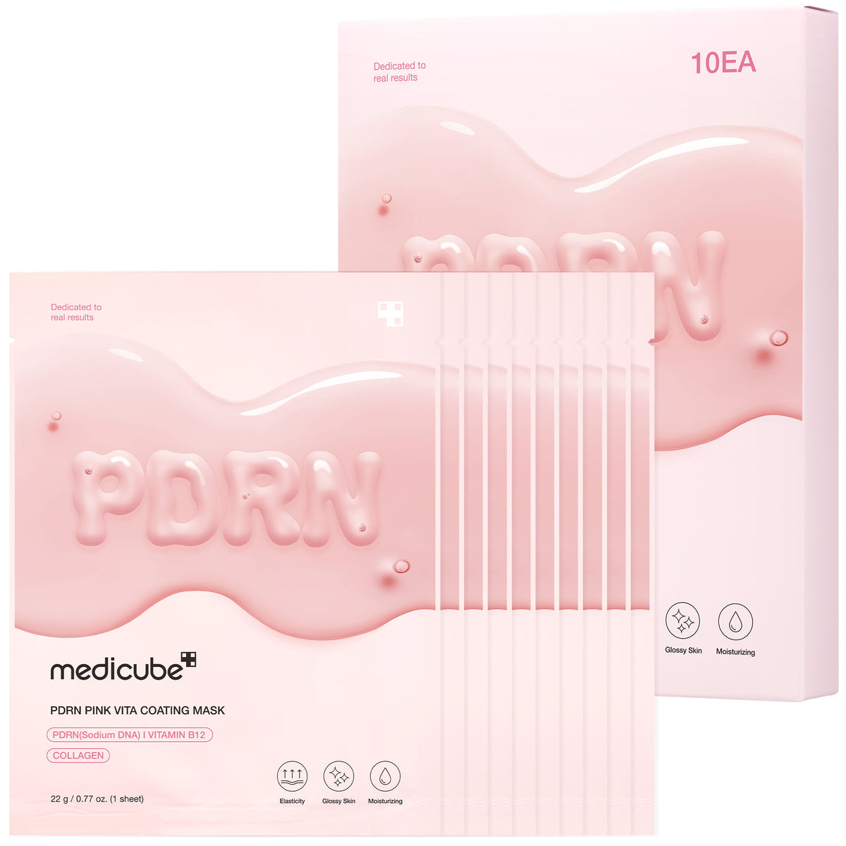 PDRN Pink Vita Coating Sheet Mask – MEDICUBE US