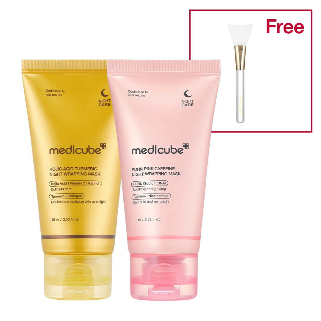 PDRN Pink Caffeine Overnight Wrapping Mask – MEDICUBE US
