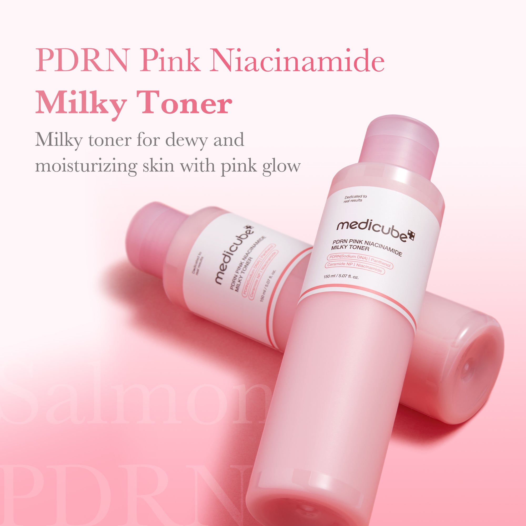 Medicube PDRN Cupid Skin – (100ml) Mist Serum Glutathione Pink PDRN MEDICUBE Spray Toner ピンクライン4点＋Micro ボディ・フェイスケア
