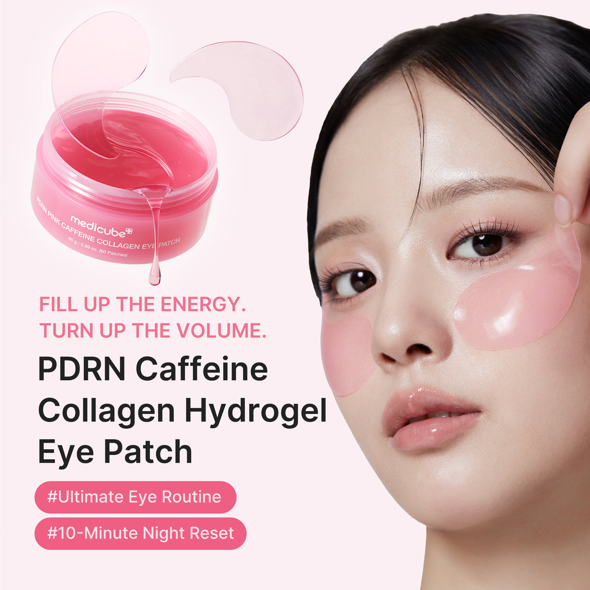 [Buy More & Save] Amazon’s #1 Beauty Brand | PDRN Caffeine Collagen Eye Patch - medicube.us