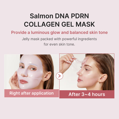 [Subscr.] Salmon PDRN Pink Collagen Jelly Gel Mask