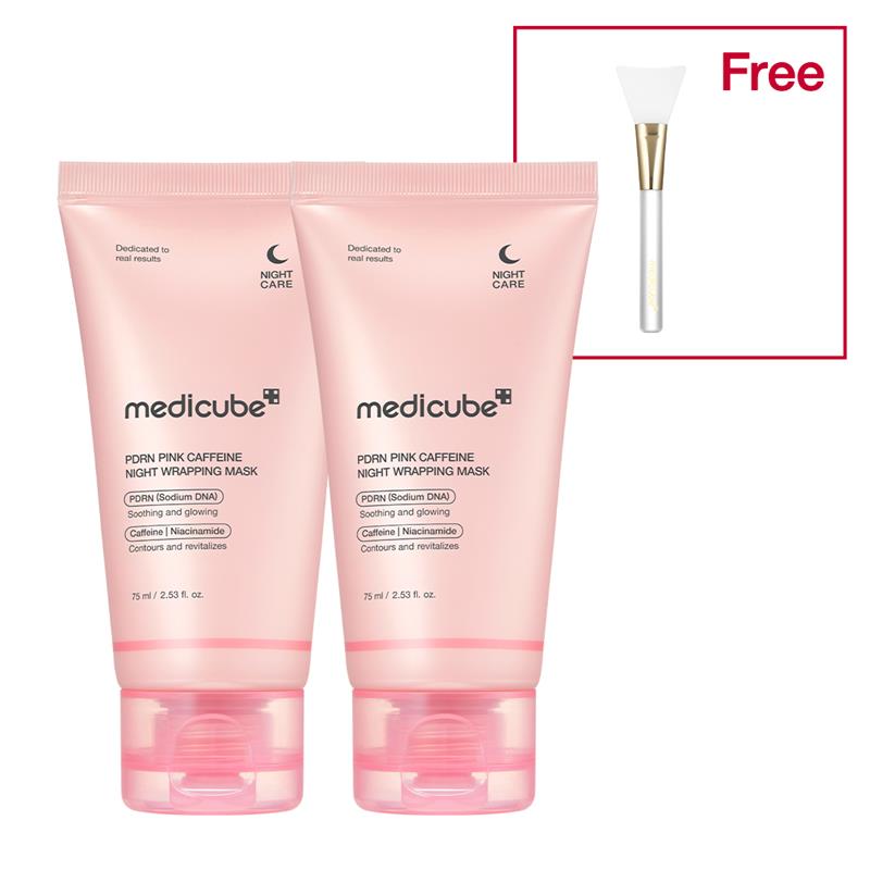PDRN Pink Caffeine Overnight Wrapping Mask – MEDICUBE US