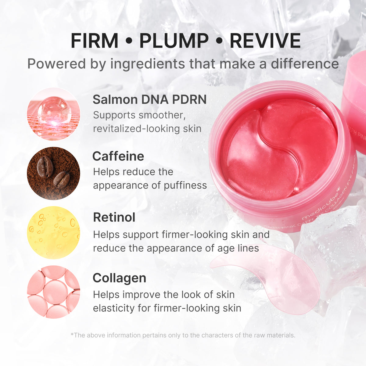 [Buy More & Save] Amazon’s #1 Beauty Brand | PDRN Caffeine Collagen Eye Patch - medicube.us