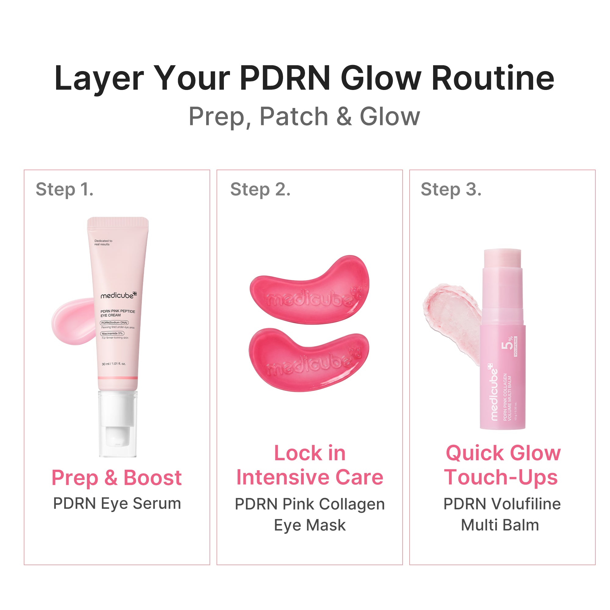 medicube PDRN Collagen Jelly Eye Mask | Puffiness & Fine Lines Care