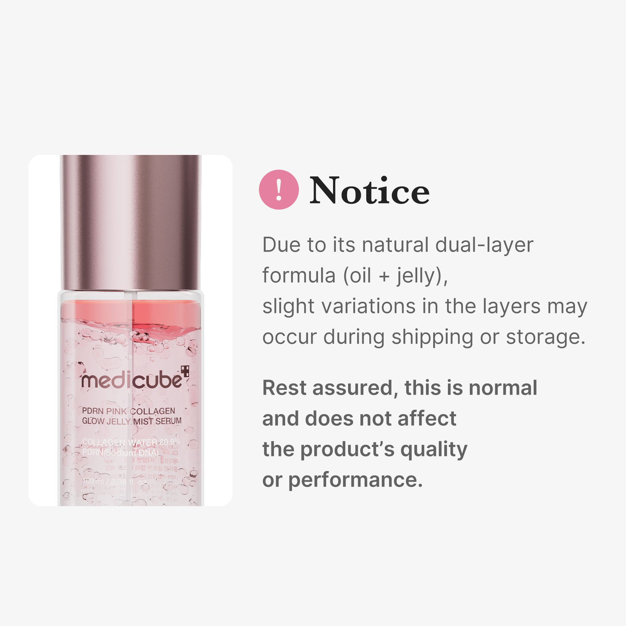 PDRN Pink Collagen Glow Jelly Mist Serum – MEDICUBE US