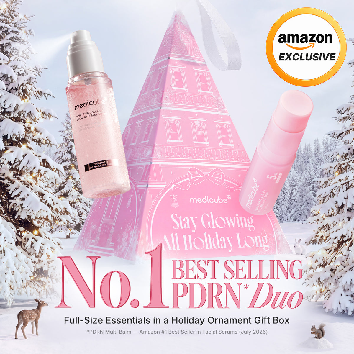 [Exclusive Deal] Amazon’s #1 Beauty Brand |  Holiday Ornament Gift Set