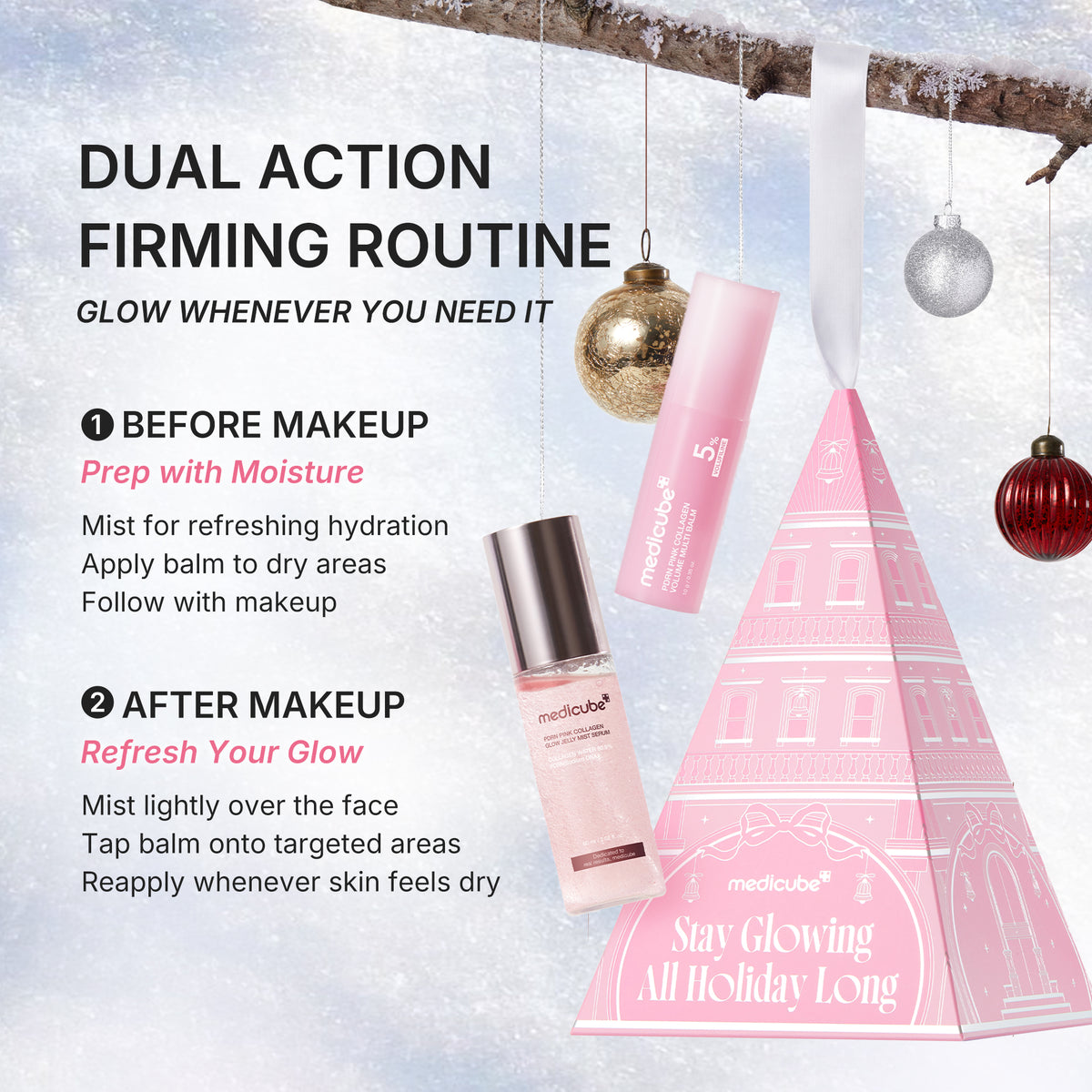[Exclusive Deal] Amazon’s #1 Beauty Brand |  Holiday Ornament Gift Set